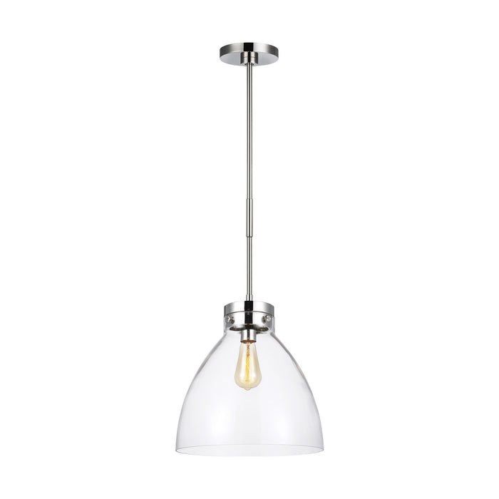 Myhouse Lighting Visual Comfort Studio - CP1121PN - One Light Pendant - Garrett - Polished Nickel