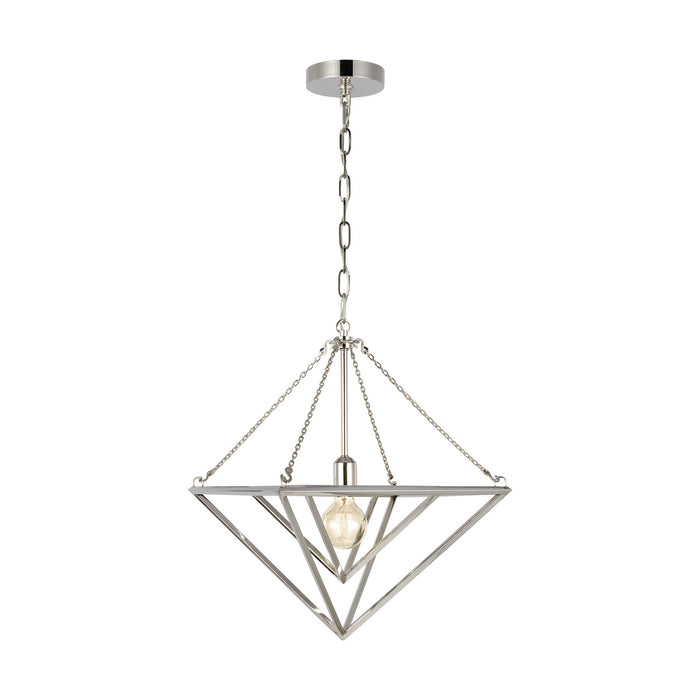 Myhouse Lighting Visual Comfort Studio - CP1131PN - One Light Pendant - Carat - Polished Nickel