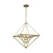 Myhouse Lighting Visual Comfort Studio - CP1141BBS - One Light Pendant - Carat - Burnished Brass