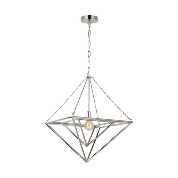 Myhouse Lighting Visual Comfort Studio - CP1141PN - One Light Pendant - Carat - Polished Nickel