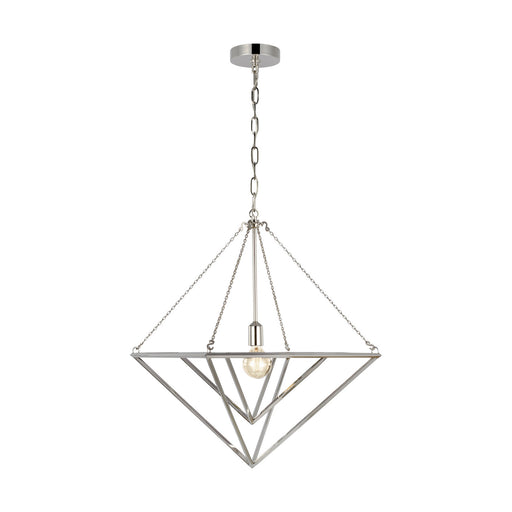 Myhouse Lighting Visual Comfort Studio - CP1141PN - One Light Pendant - Carat - Polished Nickel