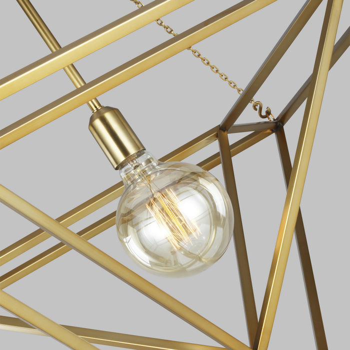 Myhouse Lighting Visual Comfort Studio - CP1151BBS - One Light Pendant - Carat - Burnished Brass