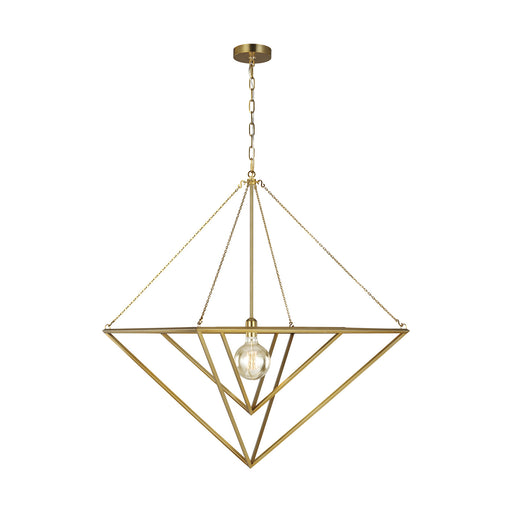 Myhouse Lighting Visual Comfort Studio - CP1151BBS - One Light Pendant - Carat - Burnished Brass