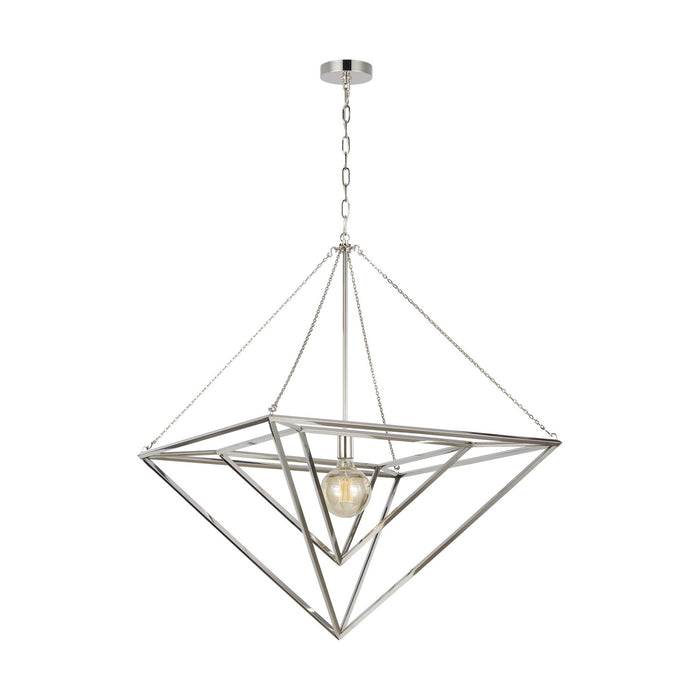 Myhouse Lighting Visual Comfort Studio - CP1151PN - One Light Pendant - Carat - Polished Nickel