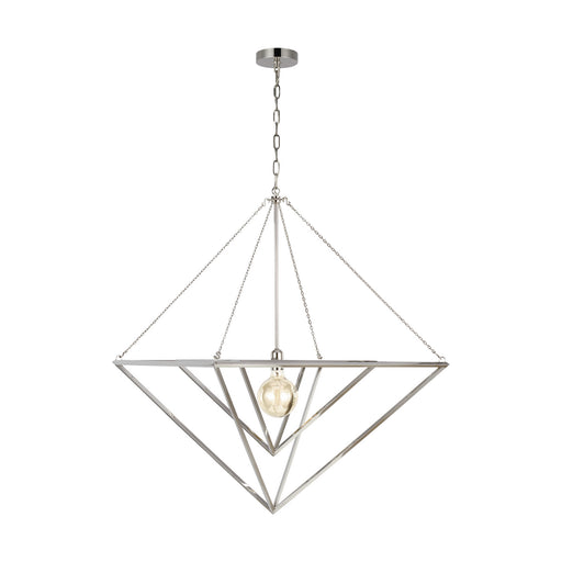 Myhouse Lighting Visual Comfort Studio - CP1151PN - One Light Pendant - Carat - Polished Nickel