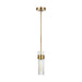 Myhouse Lighting Visual Comfort Studio - CP1161BBS - One Light Pendant - Geneva - Burnished Brass