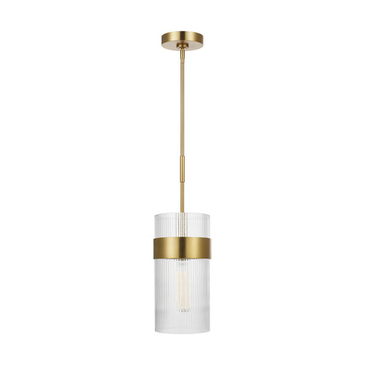 Myhouse Lighting Visual Comfort Studio - CP1171BBS - One Light Pendant - Geneva - Burnished Brass