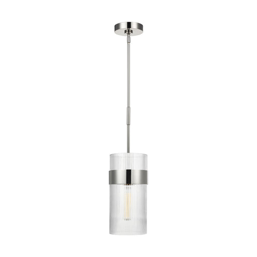 Myhouse Lighting Visual Comfort Studio - CP1171PN - One Light Pendant - Geneva - Polished Nickel