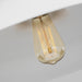 Myhouse Lighting Visual Comfort Studio - CP1231MWTBBS - One Light Pendant - Wellfleet - Matte White and Burnished Brass