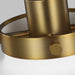 Myhouse Lighting Visual Comfort Studio - CP1231MWTBBS - One Light Pendant - Wellfleet - Matte White and Burnished Brass