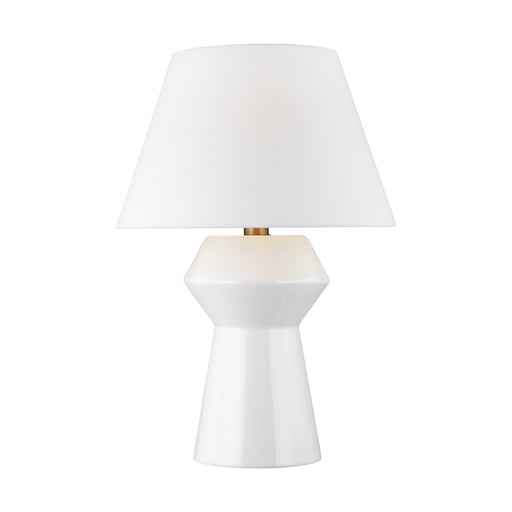 Myhouse Lighting Visual Comfort Studio - CT1061ARCBBS1 - One Light Table Lamp - Abaco - Arctic White