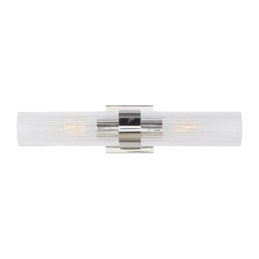 Myhouse Lighting Visual Comfort Studio - CV1022PN - Two Light Wall Sconce - Geneva - Polished Nickel