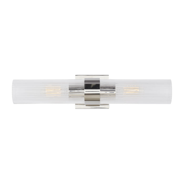 Myhouse Lighting Visual Comfort Studio - CV1022PN - Two Light Wall Sconce - Geneva - Polished Nickel