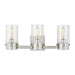 Myhouse Lighting Visual Comfort Studio - CW1003PN - Three Light Vanity - Garrett - Polished Nickel