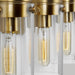 Myhouse Lighting Visual Comfort Studio - CW1004BBS - Four Light Vanity - Garrett - Burnished Brass