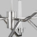 Myhouse Lighting Visual Comfort Studio - EC1108PN - Eight Light Chandelier - Hopton - Polished Nickel