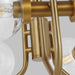 Myhouse Lighting Visual Comfort Studio - EF1036BBS - Six Light Semi-Flush Mount - Verne - Burnished Brass