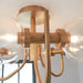 Myhouse Lighting Visual Comfort Studio - EF1036BBS - Six Light Semi-Flush Mount - Verne - Burnished Brass