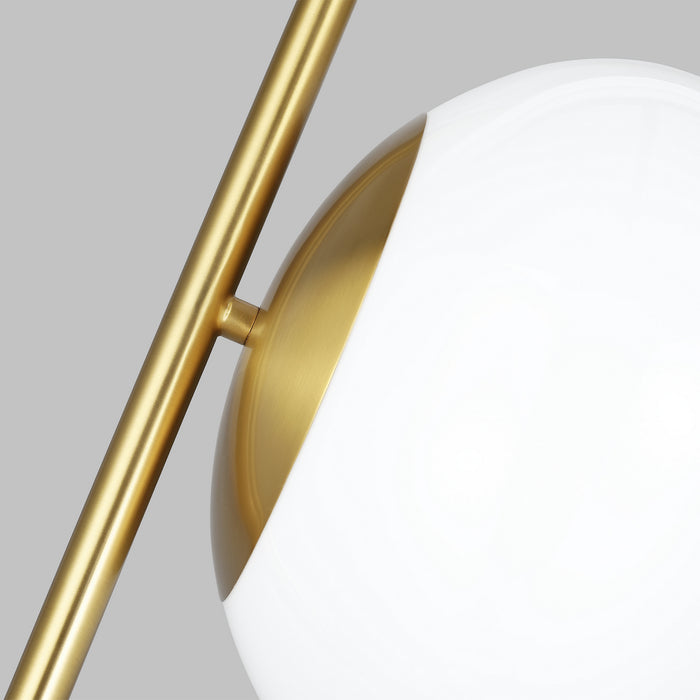 Myhouse Lighting Visual Comfort Studio - ET1361BBS1 - One Light Floor Lamp - Lune - Burnished Brass