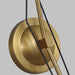 Myhouse Lighting Visual Comfort Studio - EW1101MBKBBS - One Light Wall Sconce - Piro - Burnished Brass