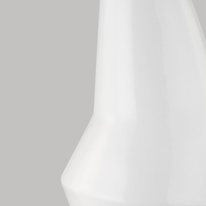 Myhouse Lighting Visual Comfort Studio - KT1231ARC1 - One Light Table Lamp - Contour - Arctic White