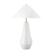 Myhouse Lighting Visual Comfort Studio - KT1231ARC1 - One Light Table Lamp - Contour - Arctic White