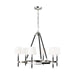 Myhouse Lighting Visual Comfort Studio - LC1006PN - Six Light Chandelier - Katie - Polished Nickel