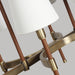 Myhouse Lighting Visual Comfort Studio - LC1028TWB - Eight Light Chandelier - Katie - Time Worn Brass