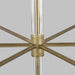 Myhouse Lighting Visual Comfort Studio - LC1069TWB - Nine Light Chandelier - Robert - Time Worn Brass