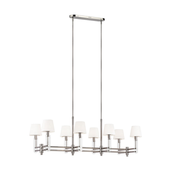 Myhouse Lighting Visual Comfort Studio - LC1128PN - Eight Light Chandelier - Jake - Polished Nickel