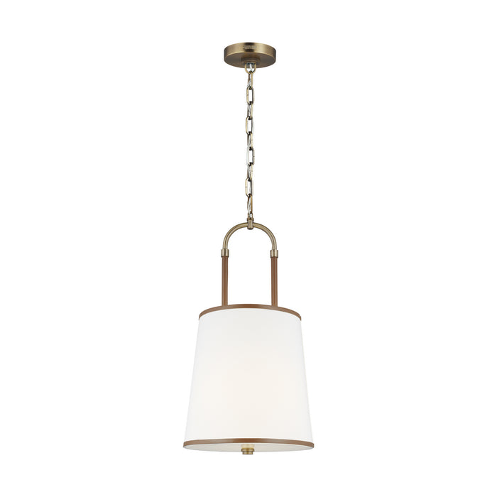 Myhouse Lighting Visual Comfort Studio - LP1031TWB - One Light Pendant - Katie - Time Worn Brass