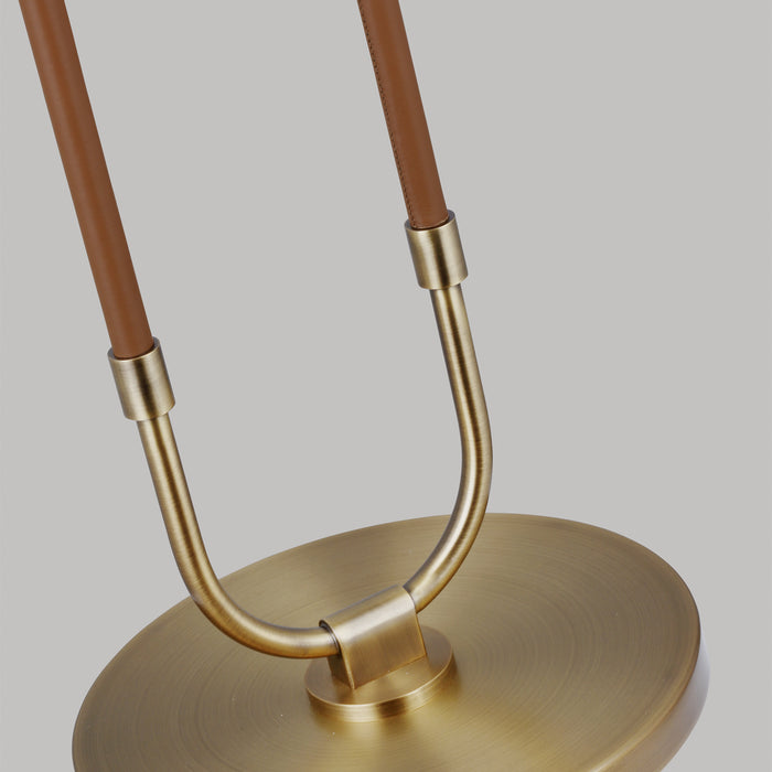 Myhouse Lighting Visual Comfort Studio - LT1031TWB1 - One Light Floor Lamp - Katie - Time Worn Brass