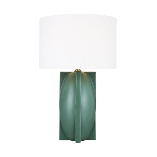 Myhouse Lighting Visual Comfort Studio - LT1081GRC1 - One Light Table Lamp - William - Matte Green