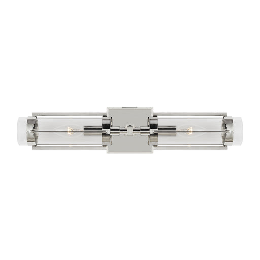 Myhouse Lighting Visual Comfort Studio - LV1002PN - Two Light Wall Sconce - Flynn - Polished Nickel