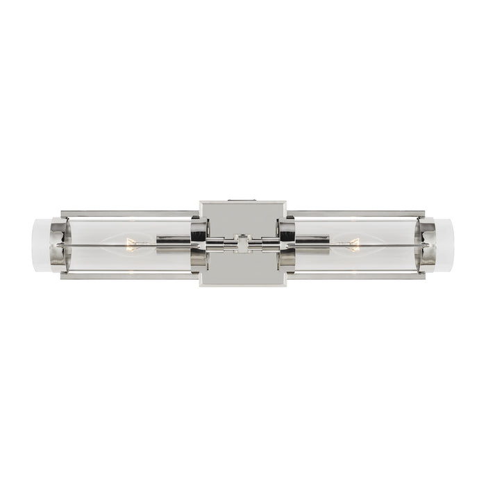 Myhouse Lighting Visual Comfort Studio - LV1002PN - Two Light Wall Sconce - Flynn - Polished Nickel