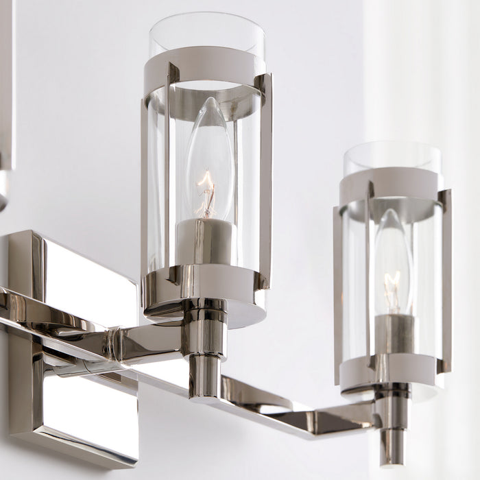 Myhouse Lighting Visual Comfort Studio - LV1023PN - Three Light Vanity - Flynn - Polished Nickel