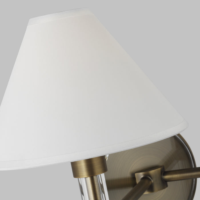Myhouse Lighting Visual Comfort Studio - LV1032TWB - Two Light Vanity - Robert - Time Worn Brass