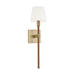 Myhouse Lighting Visual Comfort Studio - LW1011TWB - One Light Wall Sconce - Katie - Time Worn Brass