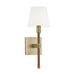 Myhouse Lighting Visual Comfort Studio - LW1011TWB - One Light Wall Sconce - Katie - Time Worn Brass