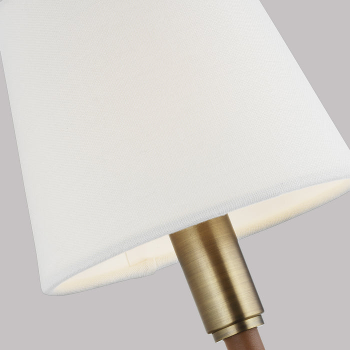 Myhouse Lighting Visual Comfort Studio - LW1011TWB - One Light Wall Sconce - Katie - Time Worn Brass