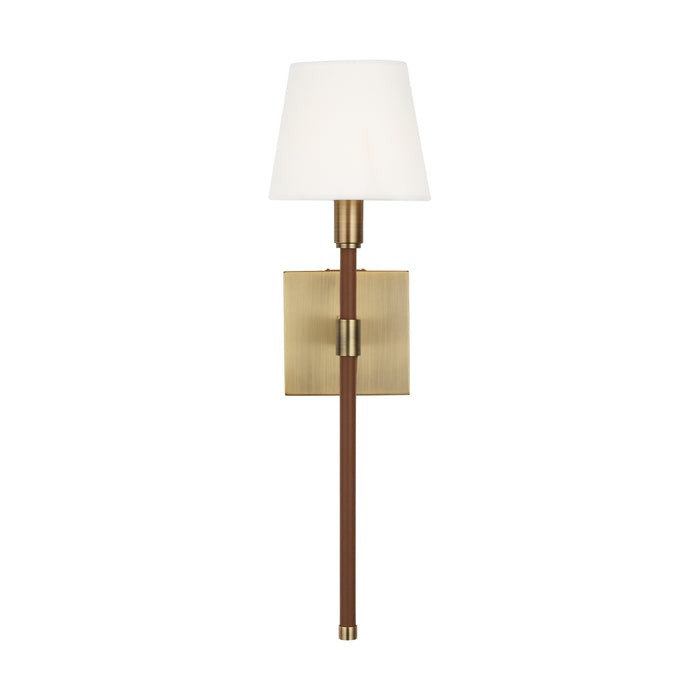 Myhouse Lighting Visual Comfort Studio - LW1011TWB - One Light Wall Sconce - Katie - Time Worn Brass