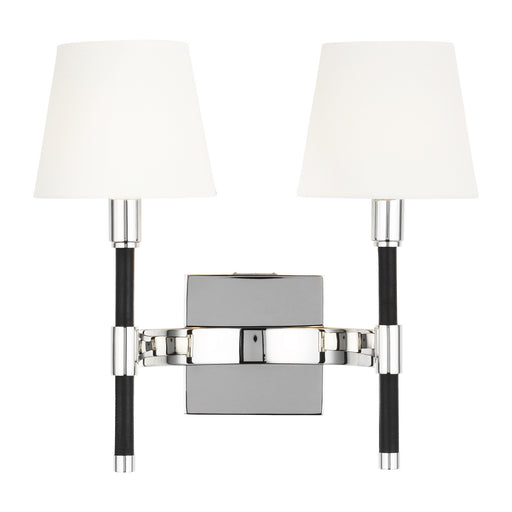 Myhouse Lighting Visual Comfort Studio - LW1022PN - Two Light Wall Sconce - Katie - Polished Nickel