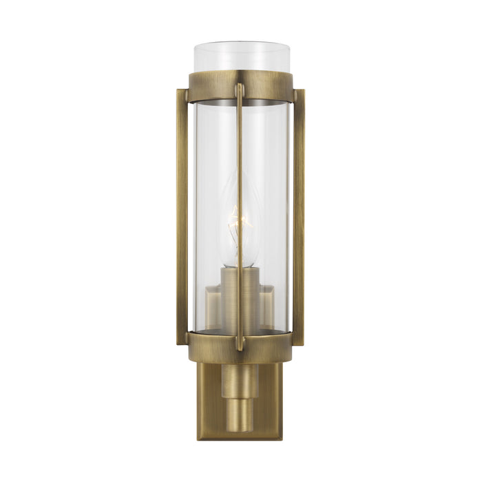 Myhouse Lighting Visual Comfort Studio - LW1031TWB - One Light Wall Sconce - Flynn - Time Worn Brass