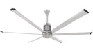 Myhouse Lighting Big Ass Fans - MK-I61-071806A727I12 - 84"Ceiling Fan - i6 - Brushed Silver