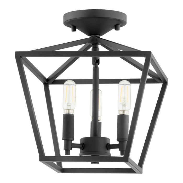 Myhouse Lighting Quorum - 304-10-69 - Three Light Dual Mount - Gabriel - Textured Black