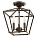 Myhouse Lighting Quorum - 304-10-86 - Three Light Dual Mount - Gabriel - Oiled Bronze