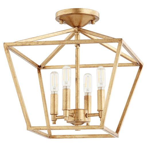 Myhouse Lighting Quorum - 304-13-74 - Four Light Dual Mount - Gabriel - Gold Leaf