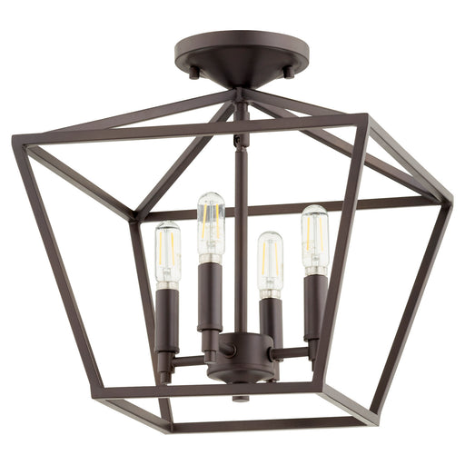 Myhouse Lighting Quorum - 304-13-86 - Four Light Dual Mount - Gabriel - Oiled Bronze