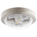 Myhouse Lighting Quorum - 3502-11-65 - Two Light Ceiling Mount - 3502 Contempo Ceiling Mounts - Satin Nickel w/ Clear/Seeded