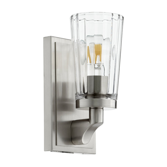 Myhouse Lighting Quorum - 5201-1-65 - One Light Wall Mount - 5201 Lighting Series - Satin Nickel